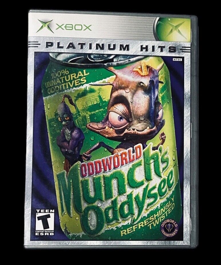 Oddworld Munch's Oddysee (Microsoft Xbox 360, 2001) Tested CIB Complete w Manual - $11.83