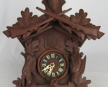 antique hunter cuckoo clock GERMANY old weights Black Forest GM ANGEM - $219.99