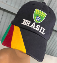 Brasil Brazil Soccer Flag Adjustable Baseball Cap Hat - £10.70 GBP