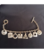 Vintage Silver Tone Seasons of Life Charm Bracelet - €4,25 EUR