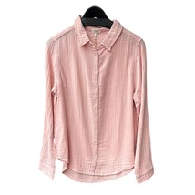 Dylan taylor gauze button-down shirt in Pink - size S - £52.54 GBP