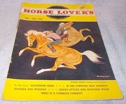 Horse Lovers Equestrian Bred Magazine February March 1954 - £6.23 GBP