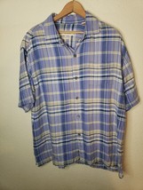 Tommy Bahama Original Fit Hawaiian Button Down Camp Shirt Mens Sz LG 100... - £13.03 GBP