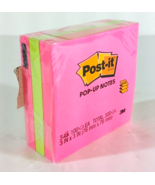 POST-IT STICKY NOTES 3307-3AU-FF 3 Pads x 100 sheets 3&quot; x 3&quot; Total 300 s... - $91.26 MXN