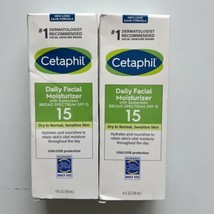 Cetaphil Daily Facial Moisturizer, SPF 15, Fragrance Free 4 fl oz 2 Pack - £19.63 GBP