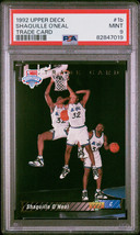 Shaquille O&#39;Neal 1992-93 Upper Deck Trade Rookie Card (RC) #1b- PSA Graded 9 Min - £63.10 GBP