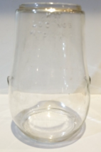 Vintage Dietz Lantern Fitzall Clear Glass Globe H 11 LOC NOB PATD 12-4-23 - £15.77 GBP