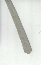 Gray Men&#39;s Tie Genuine Lambskin Leather Handmade High Quality Formal Wed... - £28.63 GBP