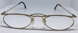 Vintage Mondi Mod. 2317 GOLD Oval Glasses Eyeglasses NOS - $89.29