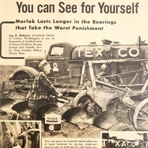 1947 Texaco Marfak Lubricant Advertisement Gas & Oil Agriculture Farming... - €25,95 EUR 1947 Texaco Marfak Lubricant Advertisement Gas & Oil Agriculture Farming... - €25,95 EUR