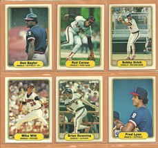 1982 Fleer California Angels Team Lot Rod Carew Don Baylor Bobby Grich Downing  - £2.76 GBP