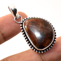 Crazy Laguna Lace Agate Gemstone Handmade Fashion Pendant Jewelry 1.80&quot; SA 6259 - £4.81 GBP