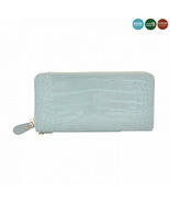 Authentic Leather Wallet blue made by hand in vintage style  - £42.76 GBP