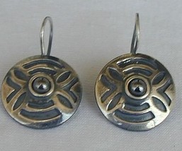 Round oxygenized earrings - £18.78 GBP