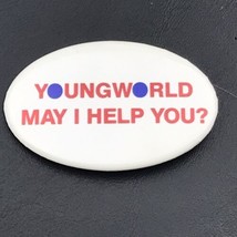 Youngworld Pin Button Pinback May I Help You - £9.51 GBP