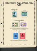 RARE United Nations Human Rights Stamps 1968 - £7.87 GBP