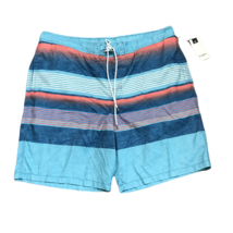 Goodfellow NWT Stretchy Waist Board Shorts Swimsuit ~ Sz XXL ~ Turquoise... - £12.93 GBP