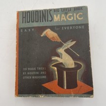 1927 Big Little Book Houdini&#39;s Book of Magic Cocomalt Giveaway Vintage - £15.18 GBP