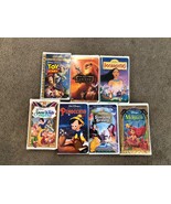 Walt Disney&#39;s Collection LOT OF 7 RARE masterpiece collection VHS Tapes - £14.69 GBP