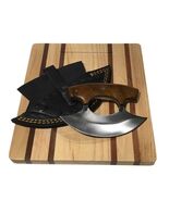 BUNDLE- Economy Set Handmade Medium stainless Wood Handle Knife- Choppin... - $64.34