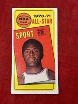 Willis Reed Nba ALL-STAR 1970 - 1971 Topps Basketball Tall Card #110 - $6.44