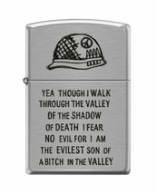 Sharp Military Shadow Of Death Trench Art Zippo Lighter - $23.70
