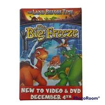 Land Before Time Big Freeze Pinback Button Exclusive Advertising Pin 2001 - £6.19 GBP