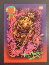 Skybox Trading Card The Origin of Wolverine #136 Marvel Unsolved Mystery 1993 LP - £3.51 GBP