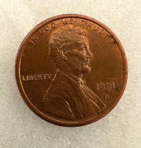 1991 D penny With Double Die Error DDO and DDR Beautiful Coin Collector'... - $483.12