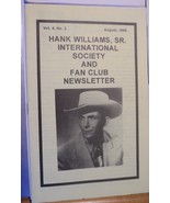 Hank Williams Sr. 3 Fan Club Newsletters 1996 Mary Wallace Editor Near M... - $350.22 MXN