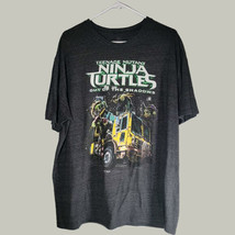 TMNT Mens Shirt 2XL Out of the Shadows Grey Short Sleeve Casual  - $14.16