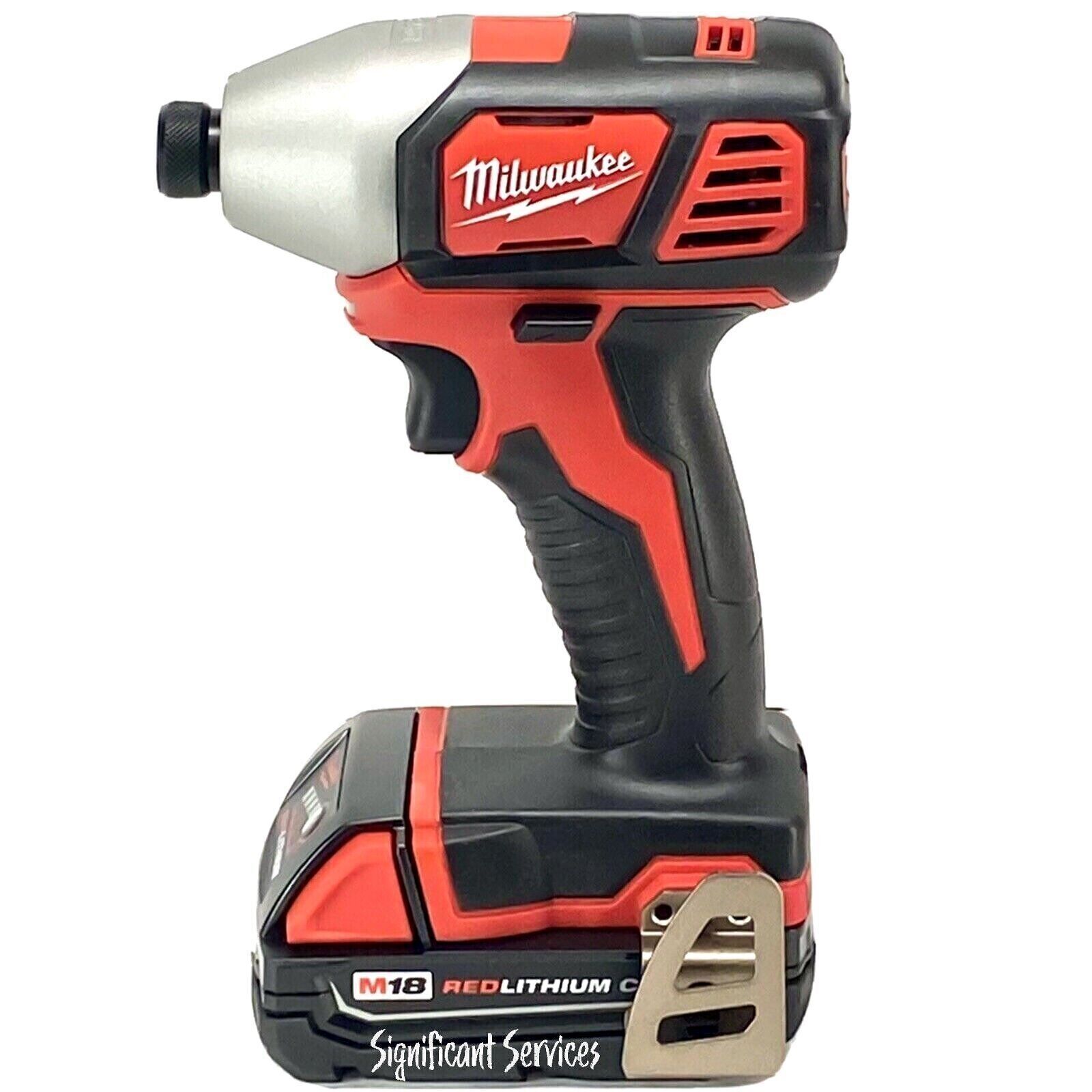 Milwaukee 2656-20 1/4&quot; M18 18V 18 Volt Cordless Hex Impact Driver 2.0 Ah... - $89.95