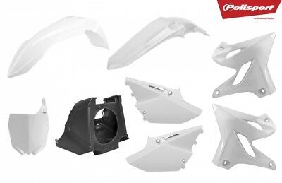 White Polisport Restyled Body Kit For 2002-2014 Yamaha YZ 125 YZ125 YZ 250 YZ250 - $189.95