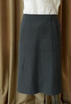Marni Skirt Structured Wool A-Line Deep Green 38 Mint - $99.13