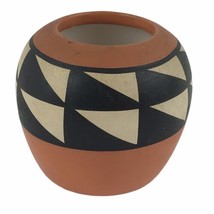 Acoma Pueblo Pottery Design By Sandien New Mexico Traditional Black Whit... - $32.52