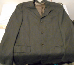 BANANA REPUBLIC GRAY MEN&#39;S 3 BUTTON WEDDING PROM QUINCE TUXEDO COAT JACK... - $37.94