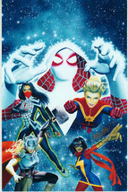 Mike Mayhew SIGNED Women of Marvel Art Print ~ Spider Gwen Stacy Captain Marvel - £31.53 GBP