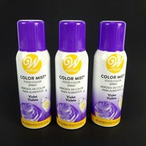 (Lot of 3) Wilton 1.5 Oz Violet Color Mist Food Color Spray Cupcakes Coo... - £14.63 GBP