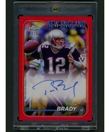2024 Topps Chrome Red Wave Refractor Tom Brady Autograph On Card #1/5 Pa... - $7,919.99