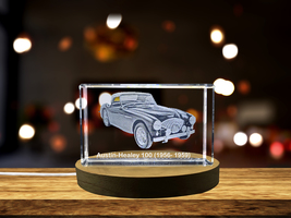 LED Base included | Timeless Beauty: Austin-Healey 100 (1956–1959) - 3D Engraved - £31.96 GBP+