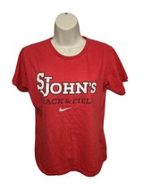 Nike St Johns University Track &amp; Field Girls Large 12-14 Red TShirt - £11.66 GBP