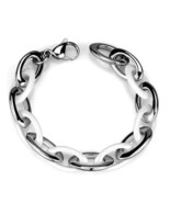 3W1008 - High polished (no plating) Stainless Steel Bracelet with Cerami... - €34,47 EUR