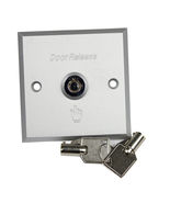 NSEE 803E Aluminum Door Release Exit Button w/ Key Switch Lock Access Co... - $22.15