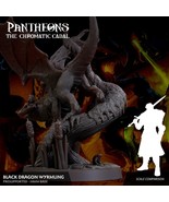 3D Printed Sordane Publishing Wyrmling Black Dragon Pantheons - The Chro... - $14.75+