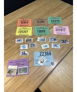 Vintage Lot of 10 New Jersey State Firearm Hunting Licenses 60s 70s Stam... - €30,31 EUR