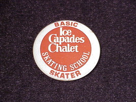 Old Ice Capades Chalet Skating Basic Skater Pinback Button, Pin - £6.34 GBP