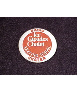 Old Ice Capades Chalet Skating Basic Skater Pinback Button, Pin - £6.25 GBP