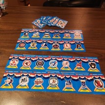 NEW Vintage 1989 Fleer complete set of all 26 MLB baseball teams stickers, also - £11.52 GBP