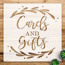Wreath Stencil Pattern for Cards and Gifts, Reusable Mylar Template, Ide... - $272.70 MXN