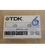 TDK ENDLESS CASSETTE EC-6M  Special Use Blank Cassette Tape 6 Min  New &amp;... - £10.82 GBP
